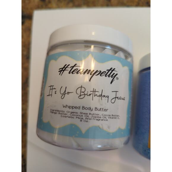 Team Petty Bath Set Of Three Whipped Body Butter Bath Dust Foaming Dust - Picture 3 of 5